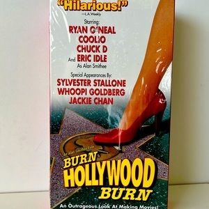 NWT VHS 86 Minutes “ Burn Hollywood Burn”